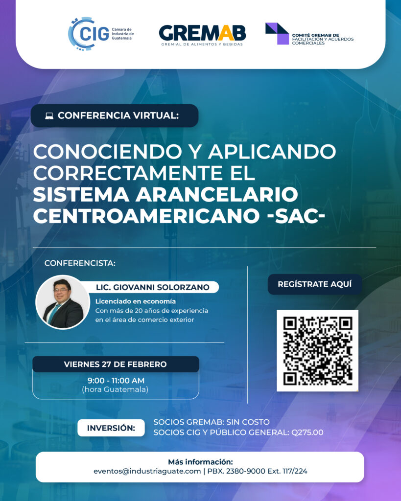 Conociendo y aplicando correctamente el Sistema Arancelario Centroamericano (SAC)