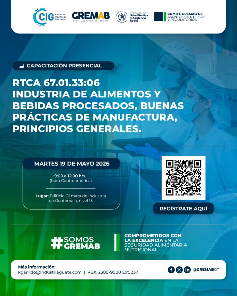 RTCA 67.01.33:06 Industria de alimentos y bebidas procesados: Buenas Prácticas de Manufactura